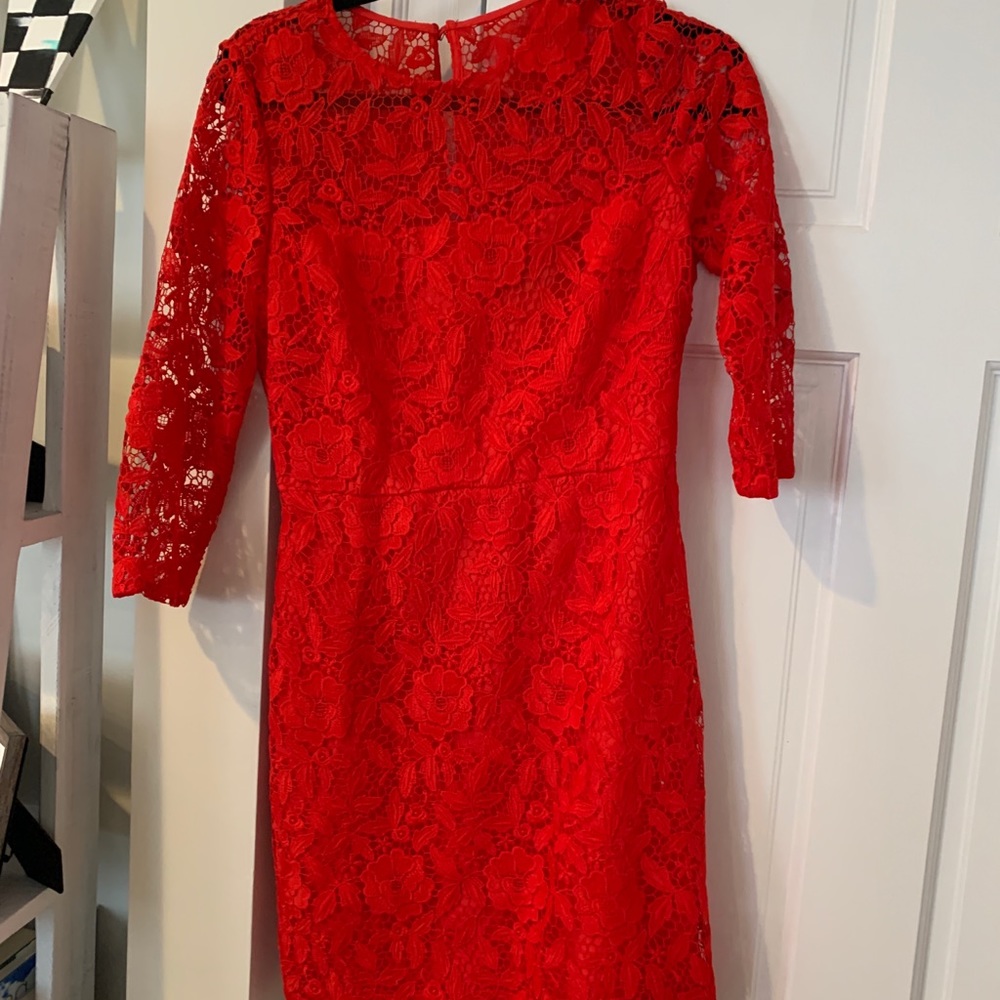 Jcrew never worn lace holiday dress
